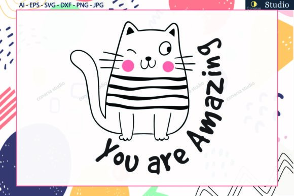 Cat Amazing Svg