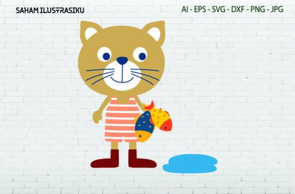 Cat Fishing Svg Review
