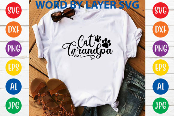 Cat Grandpa Svg Design Review