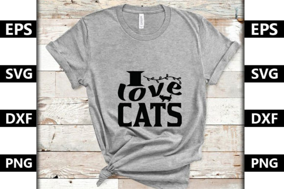 Cat Power Svg Design, I Love Cats
