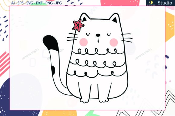 Cat , Star Svg - Animals