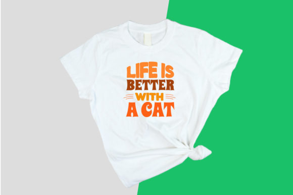 Cat T-shirt Design, Cat Lover Svg