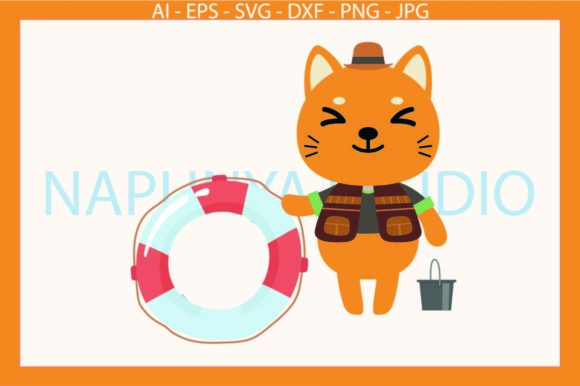 Fishing Cat, Property SVG EPS