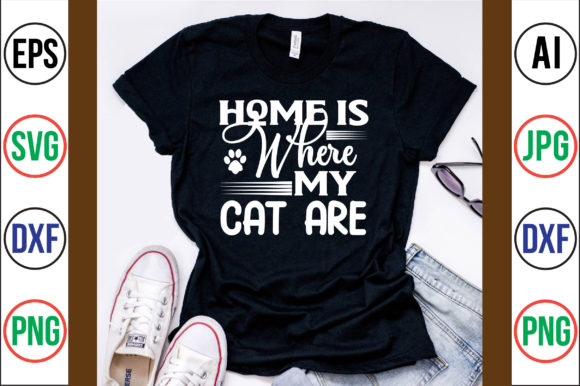 Home is Where My Cat Are SVG