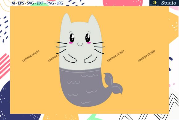 Mermaid Cat Kawaii Svg Review