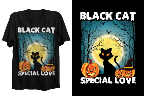 Scary Black Cat Halloween Svg T Shirt
