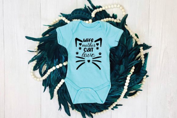 Wife Mother Cat Love Svg